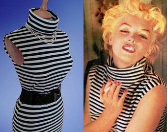 To order...Jayne Mansfield/ Marilyn Monroe...Stripe summer dress