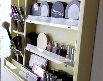 Make up Organizer. Nail Polish Storage. Make up Case. city Sun Makeup  Storage. Wall Nail Polish Display. Desk Beauty Station. Maquillage. 