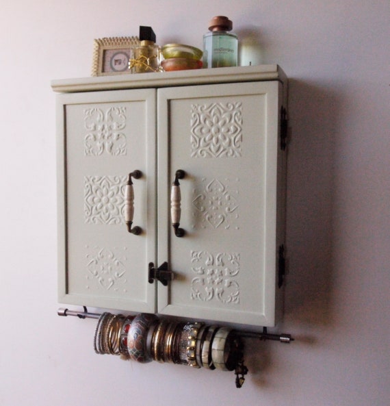 Jewelry Cabinet/ Jewelry Storage/armoire/wooden Wall Mounted