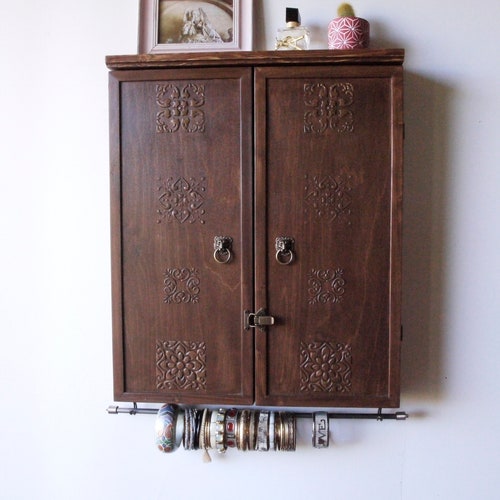Jewelry Armoire/ Large Earrings Closet With Etsy