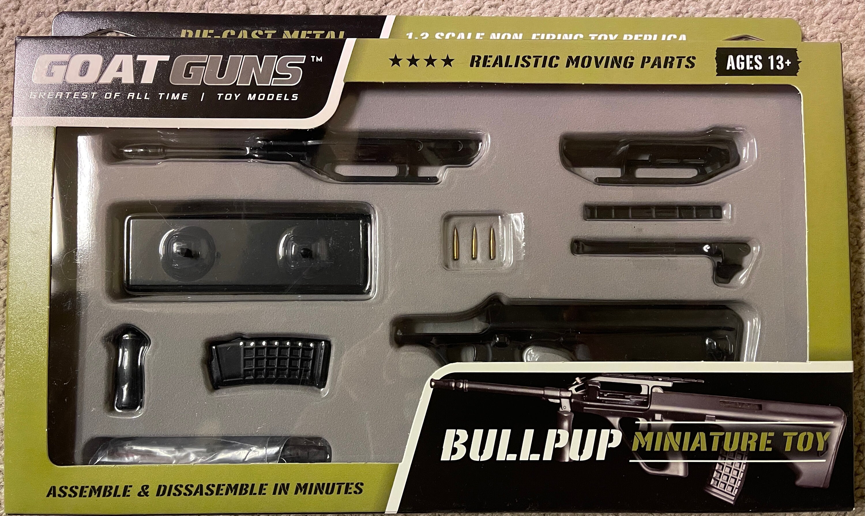 Miniature toy gun building set Etsy