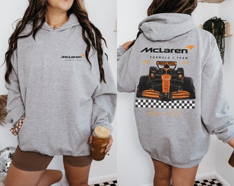 Mclaren 2024 Formula One Hoodie Heavy Blend Unisex Sweatshirt F1 Lando Norris Oscar Piastri Gift F1 driver Inspire Aesthetic Racing Clothing