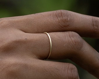 Fine Gold Ring, 8k Solid Gold Ring, Minimalist Rings, Eco Gold Ring, Solid Gold Ring, Minimal Gold Ring, Stackable Gold Ring, Pure Gold Ring
