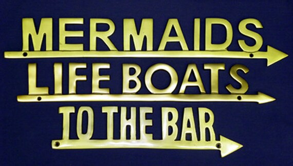 Nautical Decor Man Cave Boat Plaque Arrow Sign To The Bar Nautical Decor Man Cave Boat Plaque Arrow Sign To The Bar