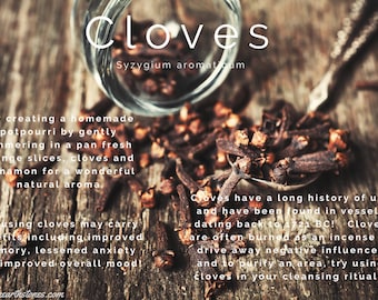 Cloves, 1 ounce,