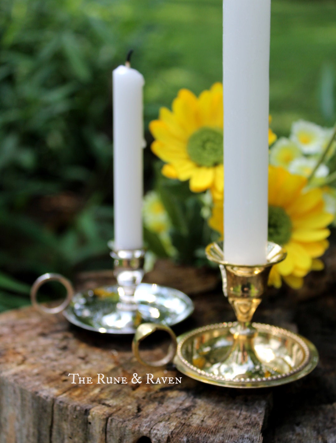 One Brass Candle Holder one Ritual Candle Holder Etsy