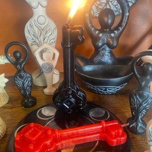 Candle KEY, Hecate, Candle Magic, Hecates Key, Home, Protection