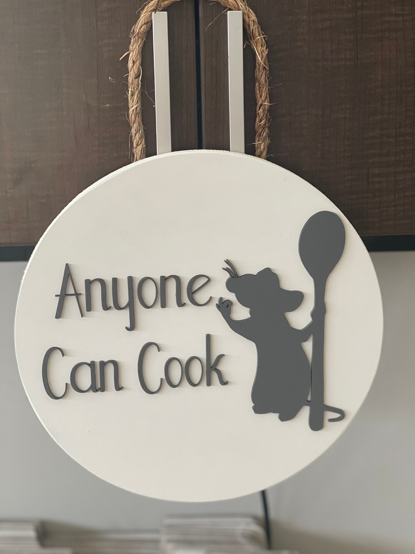 Anyone Can Cook Sign Etsy