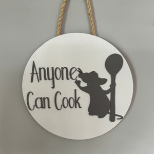Anyone Can Cook sign