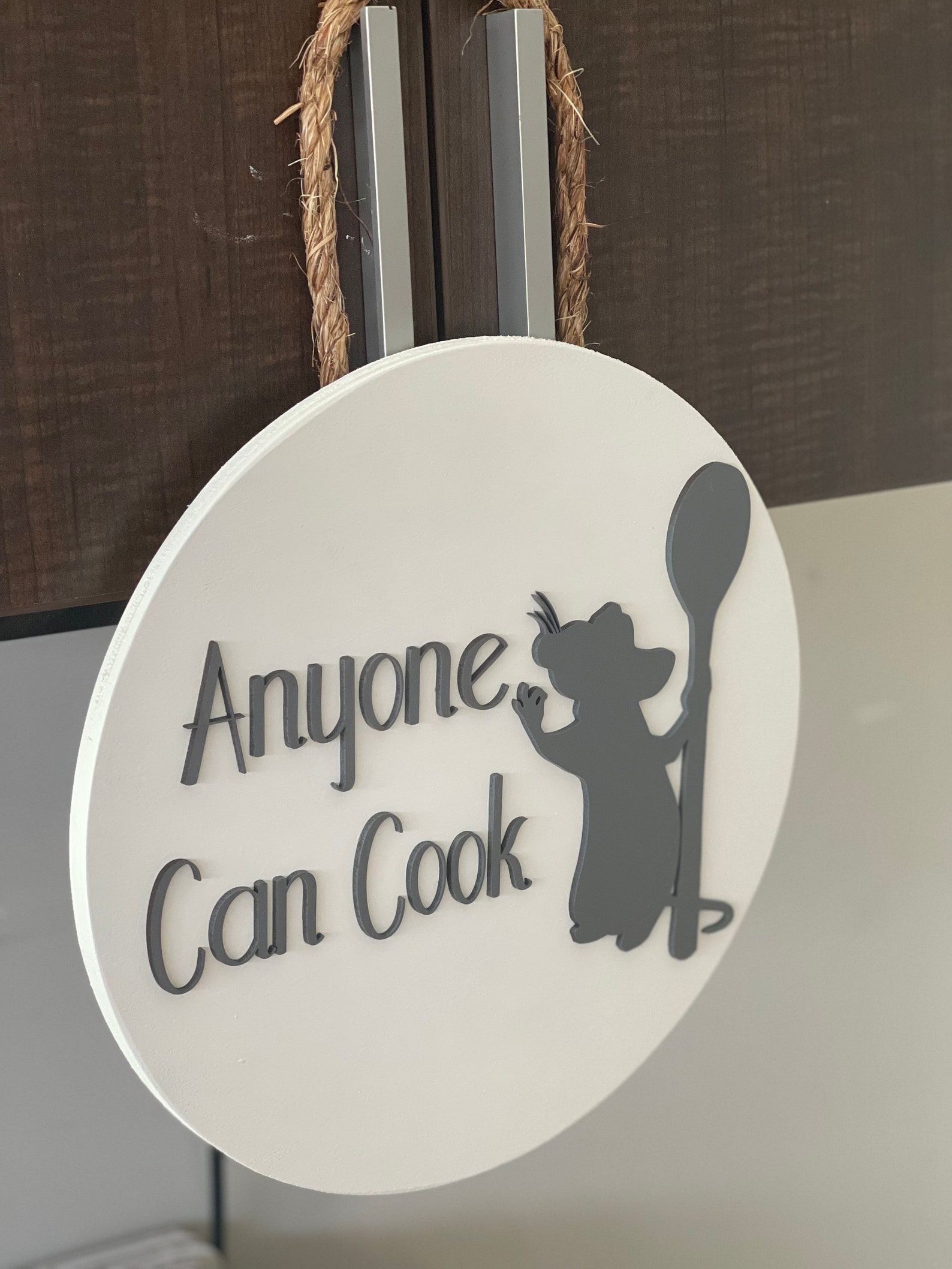 Anyone Can Cook Sign Etsy