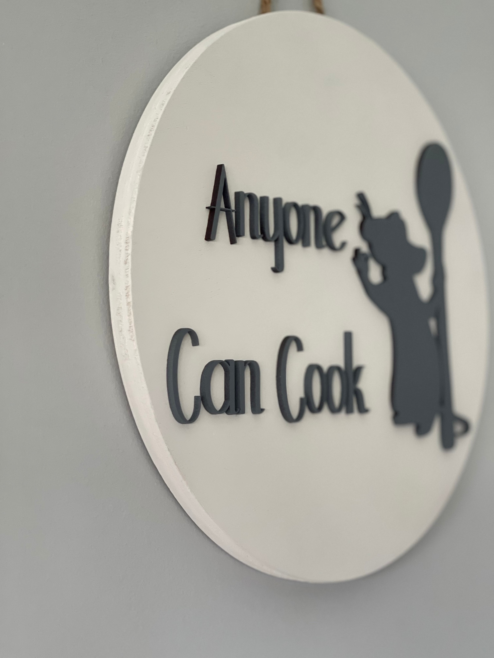 Anyone Can Cook Sign Etsy