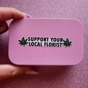Urocza skrzynka na zapasy | wesprzyj lokalną kwiaciarnię skrzynka na zapasy | dziewczęca stonerka | akcesoria stonerskie | ogrodnictwo