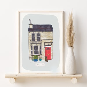 Custom House Portrait | Bespoke House Illustration | New Home Gift, Wedding
