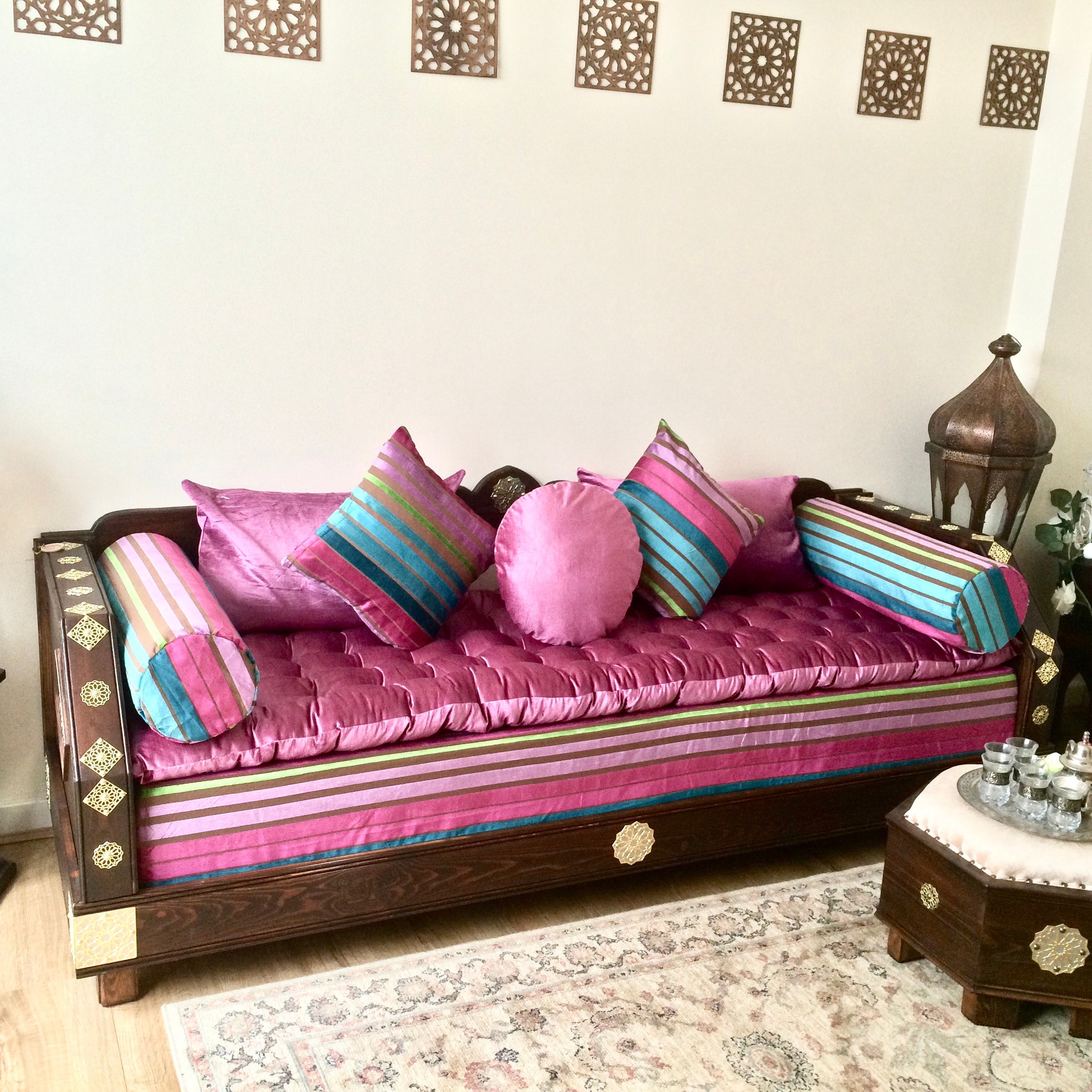 Luxurious Moroccan Couch 3 seater Sofa Sofa Bench Daybed Etsy