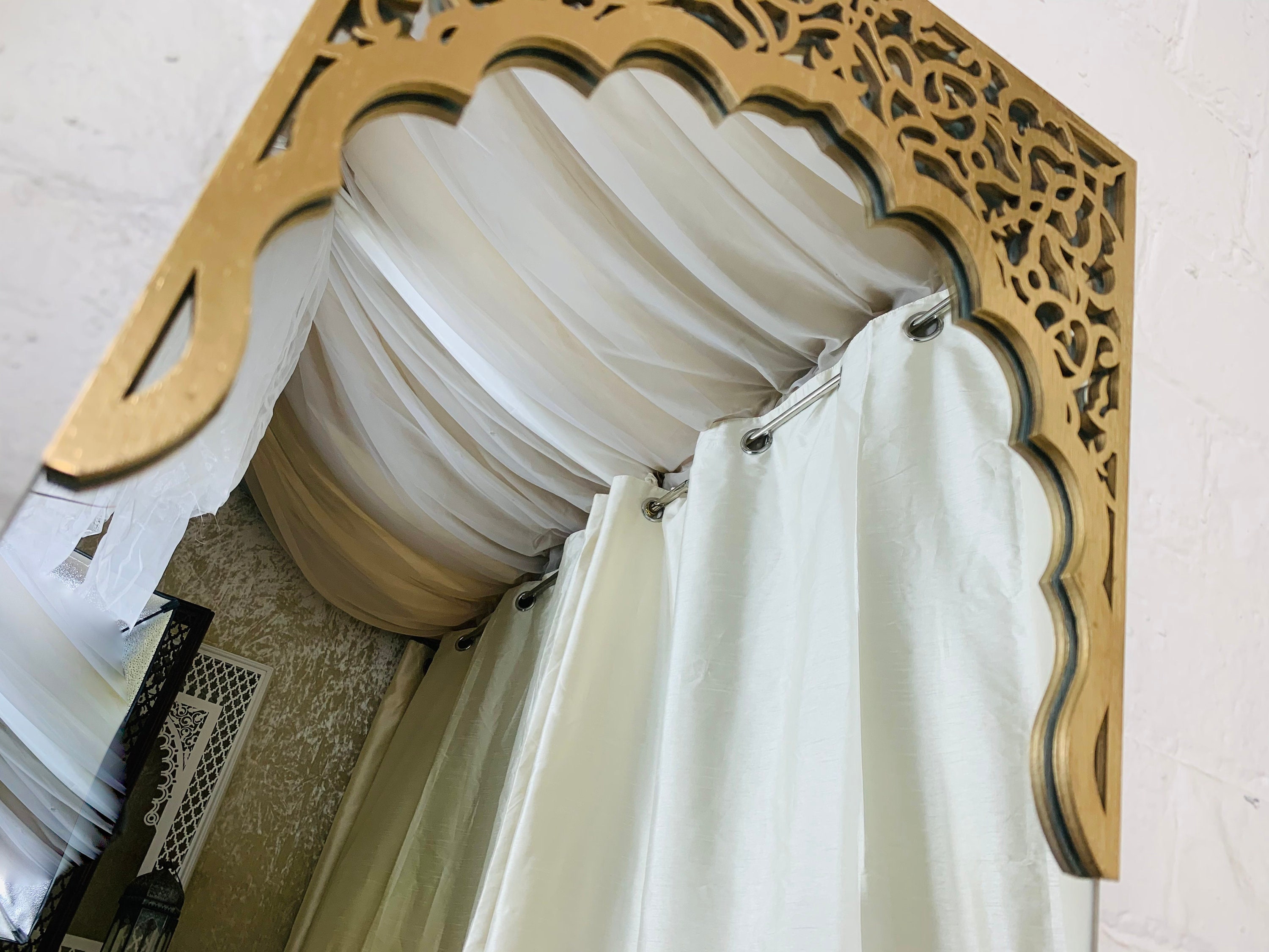 Volllänge Goldspiegel Badezimmerspiegel Wandkunst | Etsy