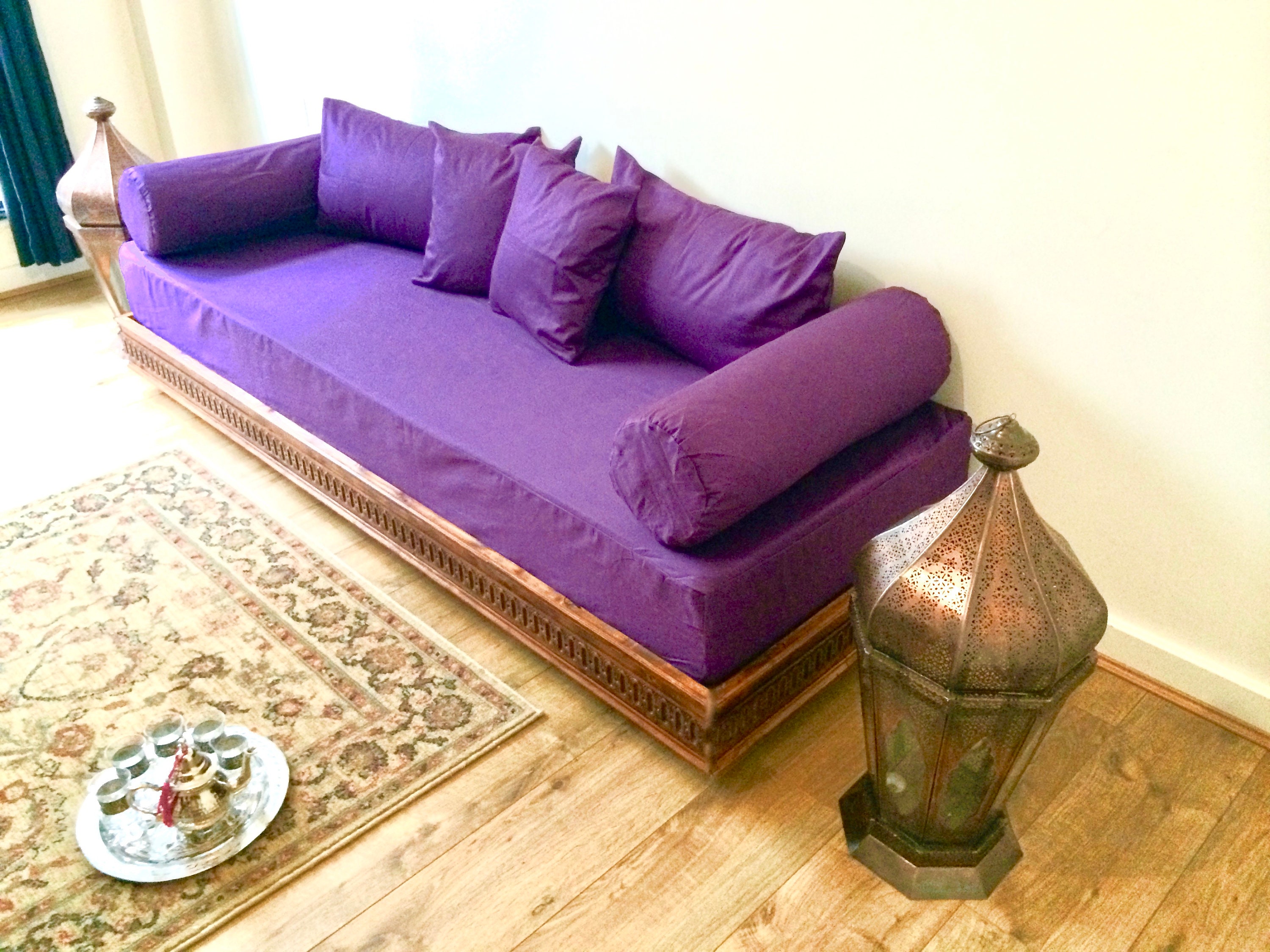 Luxurious Moroccan Sofa Daybed Arabian Bench Moorish Etsy UK