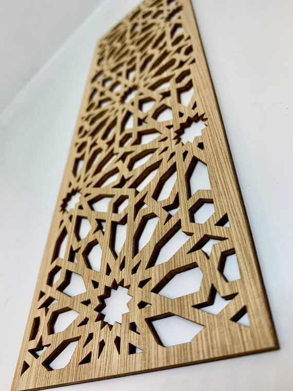 Marokkaanse decoratieve houten panelen rechthoekig - Etsy
