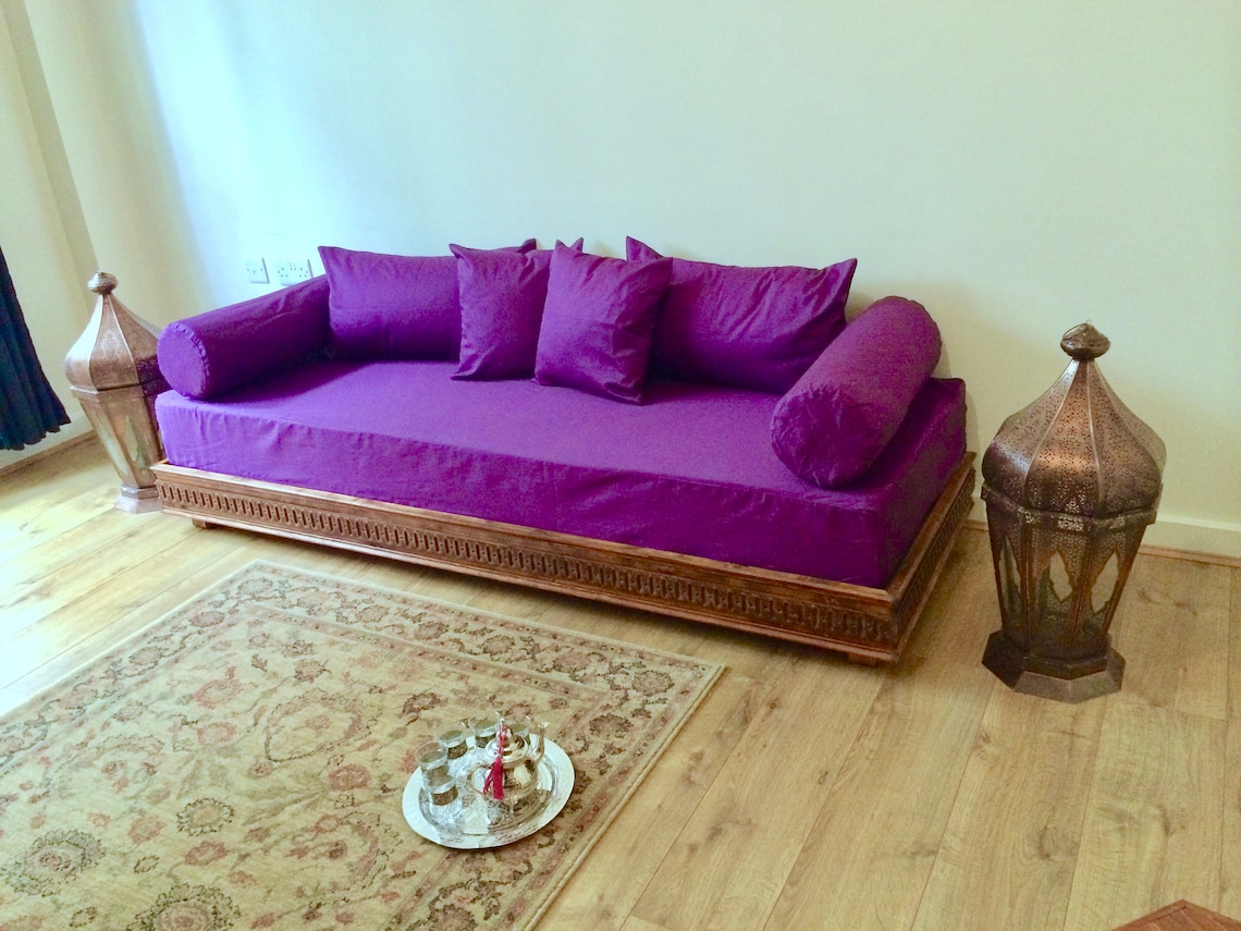 Luxurious Moroccan Sofa Daybed Arabian Bench Moorish Etsy UK