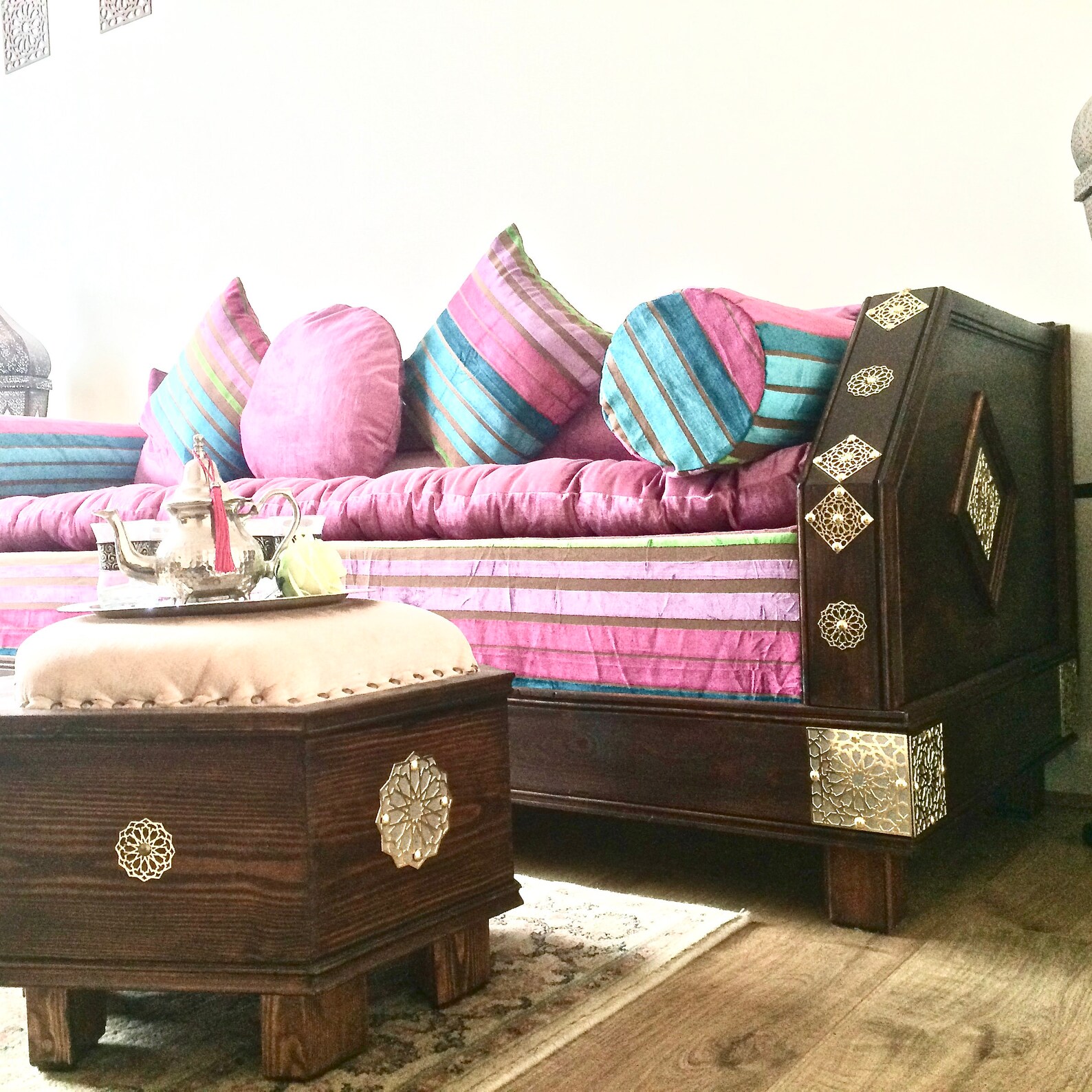 Luxurious Moroccan Couch 3 seater Sofa Sofa Bench Daybed | Etsy