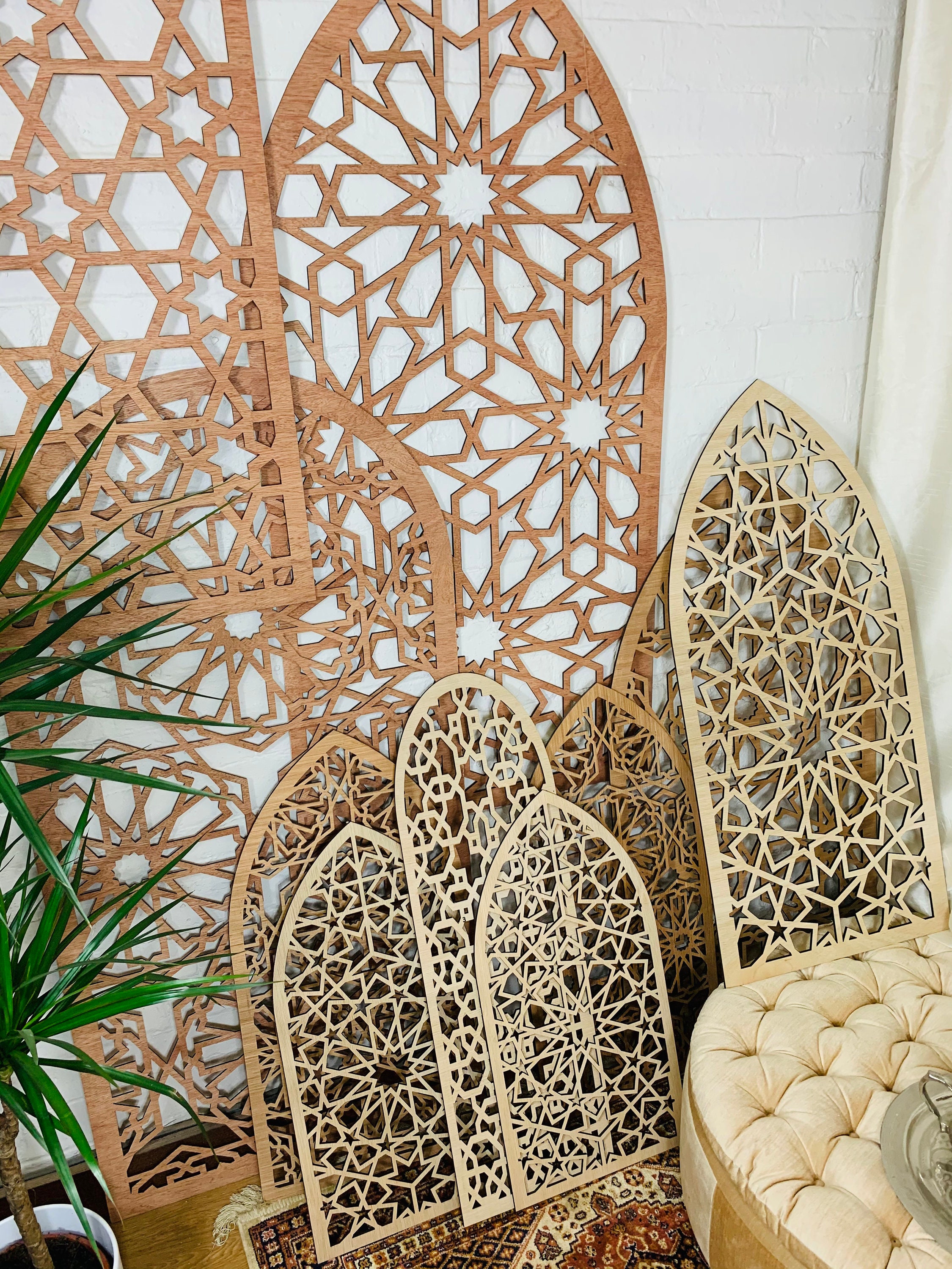 Moroccan Decorative wood panels in all sizes fretwork for | Etsy