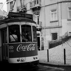 lisbon Portugal, Coca cola print, Coke advertisement, Lisbon Tram, Coke wall art, Coke photography, Portugal Art, Lisbon Photography, travel image 2