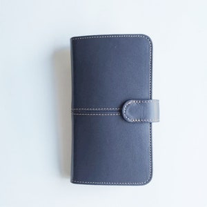 iPhone X, XS Leather Case, Handgemaakt, iPhone portemonnee, Vrouwen iPhone portemonnee, iPhone lederen portemonnee, Skin case voor iPhone X, XS . Mod. BLAUW