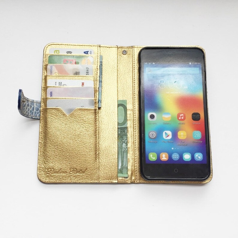 Mod iphone leather wallet Made in Spain JEANS iphone 6 +6s Plus leather case Handmade leather iphone wallet Women iphone wallet