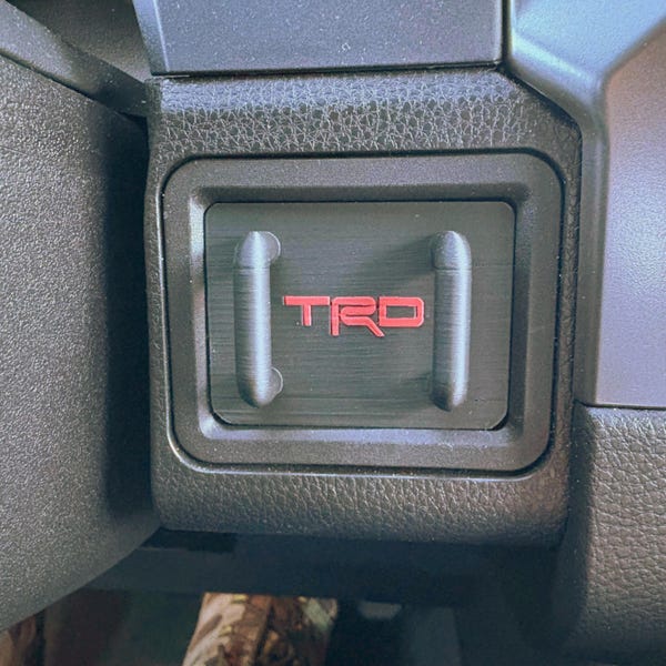 Tacoma Dash Drawer (2024+) Hidden Dashboard Storage Insert with Tactical Dual Handles