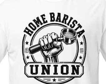 Home Barista Union Fist Black Short-Sleeve Unisex T-Shirt