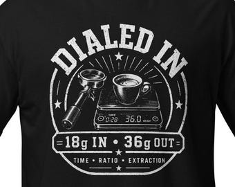 Dialed In Espresso Shot Short-Sleeve Unisex T-Shirt