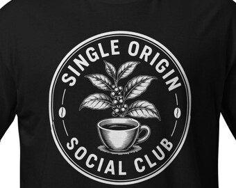Single Origin Coffee Social Club Short-Sleeve Unisex T-Shirt