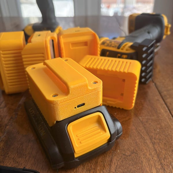 DeWalt 20 V batterij USB-C-oplader | 65 W-werkplaatsadapter