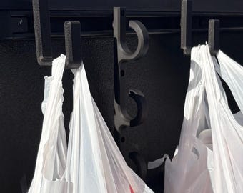 Keep Groceries from Sliding-Grocery Bag Hook (Pair) for Toyota Tacoma/Tundra Bed Rail system