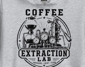 Coffee Extraction Lab, Coffee Culture, Barista Life, Unisex Hoodie