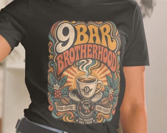 Espresso 9 Bar Brotherhood Coffee Short-Sleeve Unisex T-Shirt