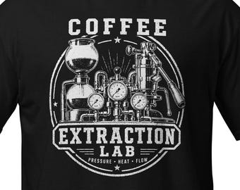 Coffee Extraction Lab Short-Sleeve Unisex T-Shirt