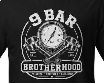 Espresso 9 Bar Brotherhood Short-Sleeve Unisex T-Shirt