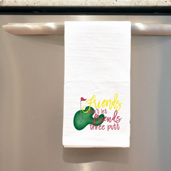 Golf Tea Towels Etsy