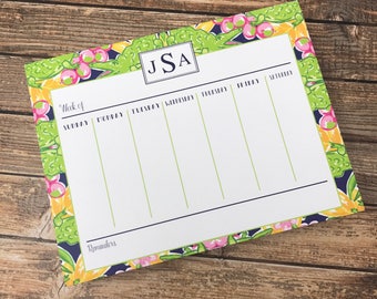 custom desk calendar etsy