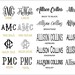 Monogrammed/personalized Weekly Desk Calendar 2 Sizes - Etsy