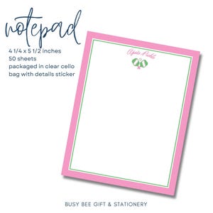 Apres Pickle Pickleball Notepad 4.25x5.5 inches
