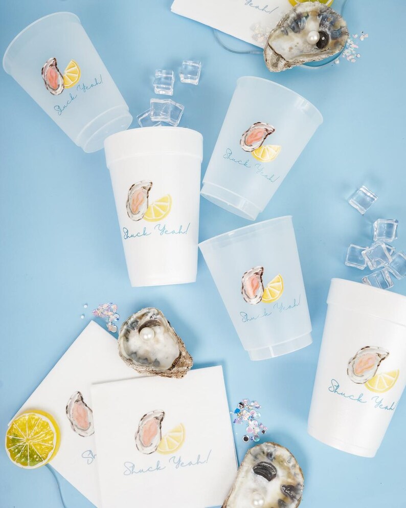 Shuck Yeah Oyster Cocktail Napkins - 20 Count Bild 3