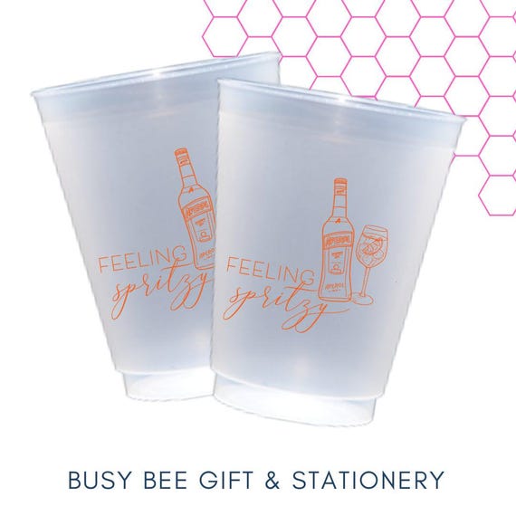Feeling Spritzy Shatterproof Frost Flex Cups 16 oz set of 8