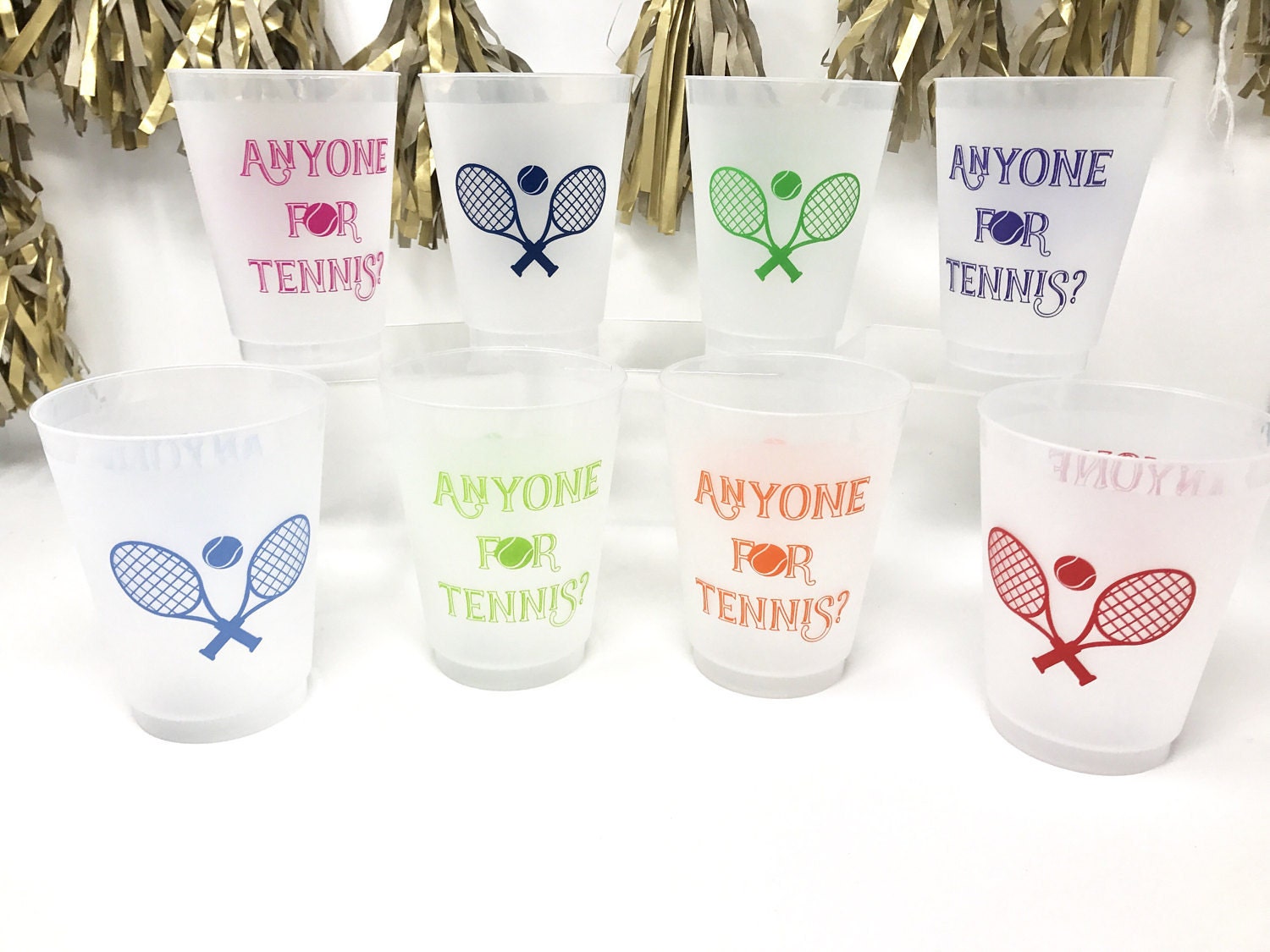Frost Flex Tennis Cups Etsy