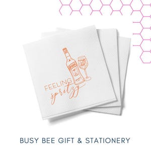 Feeling Spritzy Cocktail Linen-Like Napkins - 20 per pack