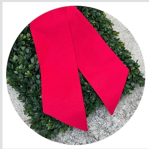 Red wreath Sash Monogrammed/Personalized