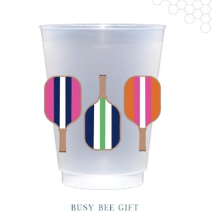 Pickleball Paddle Shatterproof Frost Flex Cups | set of 8
