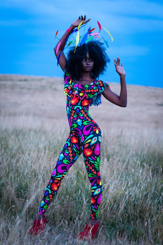 black festival jumpsuit