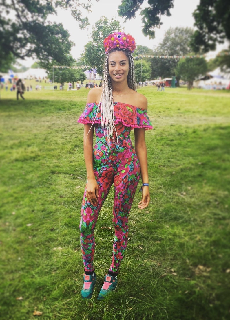 lycra jumpsuit festival