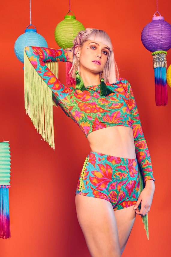 fringe rave top